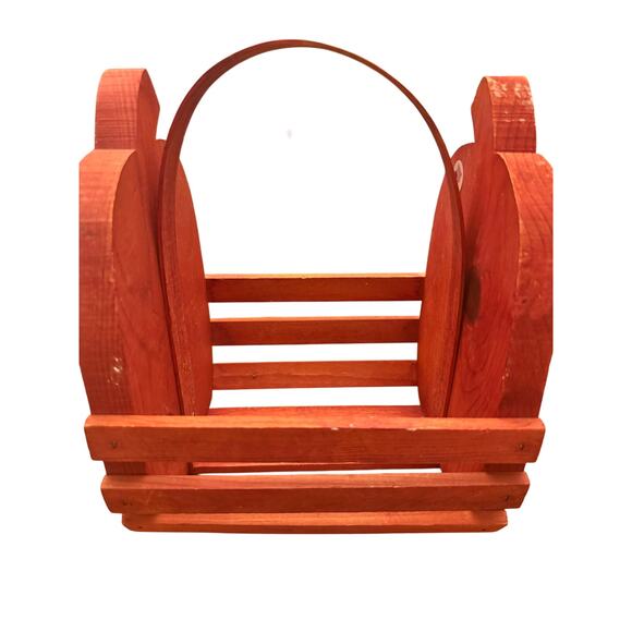 Sawmill Critters Jack O Lantern Pumpkin Handmade Basket Tennesee Signed - Picture 2 of 8